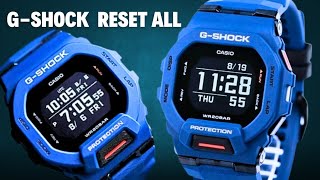 Gshock GBD200 Reset All [upl. by Buckden]