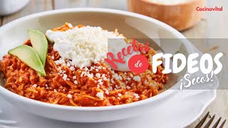 Cómo preparar fideos secos ¡fáciles y deliciosos  Recetas Caseras  Cocina Vital [upl. by Werdnaed520]