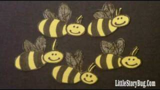 Felt Board Activity  Hey Bees  Littlestorybug [upl. by Nivlek]