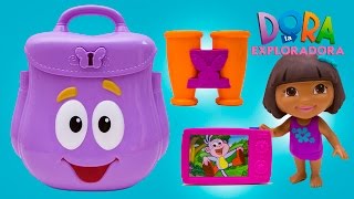 DibusYmas Dora The Explorer Backpack amp Boots Christmas Season Dora La Exploradora Mochila Botas [upl. by Nuahsyar]