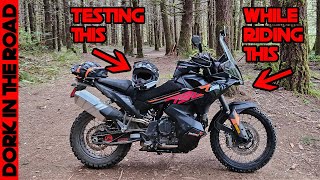 Touratech Aventuro Carbon Pro Helmet First Impressions  Forest Exploring on the 790 Adventure [upl. by Jenny]