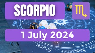 Scorpio horoscope  Scorpio Horoscope for Today 1 July 2024 [upl. by Celene734]