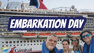 CARNIVAL BREEZE Embarkation Day [upl. by Elbart773]