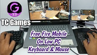 how to play free fire in pc without emulator tc games with keyboard amp mouse  mirror screen to pc [upl. by Poole]