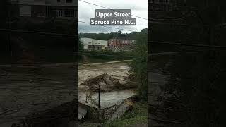 Insane Flooding Spruce Pine  North Carolina sprucepine flooding wncflooding [upl. by Gwendolyn66]