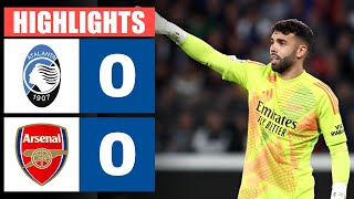 AtalantaArsenal 0  0  Highlights  Champions League 202425 [upl. by Aldon]