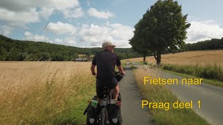 Fietsen naar Praag deel 1 [upl. by Lacram]