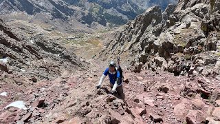 Colorado 14er Crestone Peak  South Face Route [upl. by Kimmy]