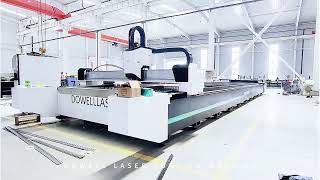 20kw Fiber Laser Cutting Machine cutting 50mm Carbon Steel [upl. by Eislel]