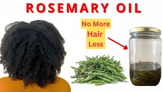 How To Make Rosemary Oil for MASSIVE Hair Growth at Home  Goodbye Hair Loss amp Thinning [upl. by Annecorinne]