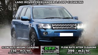 Landrover Freelander 22 DPF Cleaning [upl. by Arotal305]