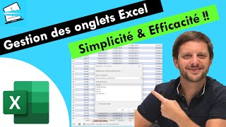 Gérer et déplacer facilement ces onglets Excel [upl. by Eirrab]