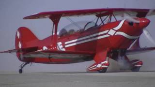 Pitts S2b Special  Wingover Crosswind Landing and Ground Loop [upl. by Garwood]