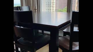 Blake Cherry amp Black Dining Table Bobs Furniture Review [upl. by Ciel]