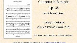 Rieding  Concerto Op 35 for Viola 13 [upl. by Atteuqcaj]