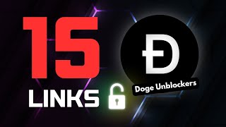 15 New Doge Unblocker Links  Proxy for School Chromebook 2024 [upl. by Nonnerb]