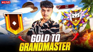 🔴Live Dominating Top 1 Grandmaster V Badge Lobby🗿😤Serious Grandmaster Pushing😡Garena Free Fire [upl. by Bessie]