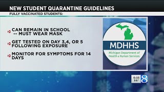 MDHHS issues new student quarantine guidelines [upl. by Eintrok]