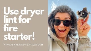 Use dryer lint to make fire starter [upl. by Frances]