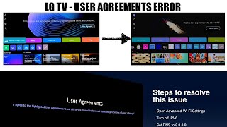 LG TV  quotUnable to Load User Agreementsquot Error  FIXED 🛠️ [upl. by Condon654]