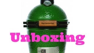 Unboxing and Assembly of the MINI big green egg  Pitmaster x [upl. by Javier]