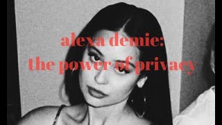 alexa demie the power of privacy and mystique [upl. by Garvy]