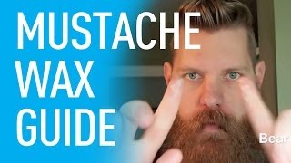 How To Apply Mustache Wax Natural Style  Eric Bandholz [upl. by Bradlee548]