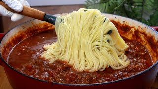 لم تتذوق وصفة سبغايتي مصنوعة بهذه الطريقة من قبل مكرونة رهيبة 😋 A Delicious Spaghetti Recipe [upl. by Dorthea]