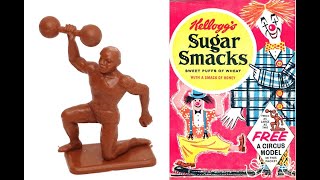 Sugar Smacks Circus Cereal Figures 1959 [upl. by Baumbaugh]