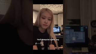 Rosé new song quotGame Boyquot Love the beat  snippet lyrics [upl. by Akaya]