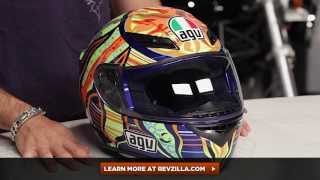 AGV K3 5 Continents Helmet Review at RevZillacom [upl. by Annaxor]