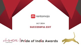 Rentomojo  Chiratae Pride of India Awards 2024  Successful Exit [upl. by Eelrebmik]