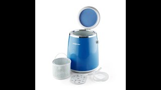 Министиральная машина ONE concept EcowashPico mini 35 кг 380 Вт Blue [upl. by Aniram]