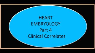 Heart Embryology Part 4 Clinical correlates [upl. by Richia347]