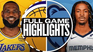 LAKERS at GRIZZLIES  FULL GAME HIGHLIGHTS  November 6 2024 [upl. by Annavas]