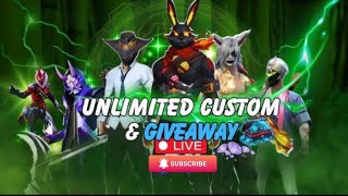 Free fire live custom giveway [upl. by Ramey116]