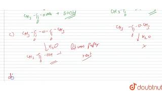 Distinguish between the following  a MeCOCl ethanoyl chloride and II MeCOOH ethanoic [upl. by Silda]