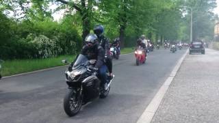 Zeitzer Bikertreffen 2017 Röntgenstraße [upl. by Sinnelg570]