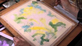 Clematis Watercolour Tutorial Part 3  First wash [upl. by Eimorej397]