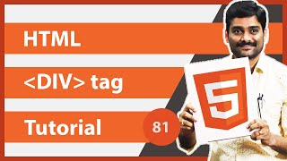 HTML DIV tag  HTML Tutorial 81 🚀 [upl. by Wendell638]