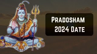 Pradosham 2024 Dates  When is Pradosham Dates 2024  Pradosham 2024 Date List [upl. by Grey987]