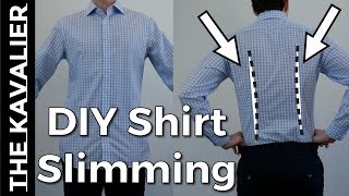 How To Slim Your Shirts With Simple Darts  DIY Tailor Series [upl. by Perkoff458]