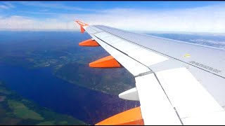 Easyjet Airbus A319  London Luton to Inverness Full Flight [upl. by Yert96]