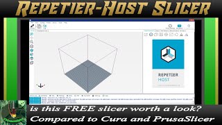 RepetierHost FREE 3d printing slicer  how does it compare to Cura 44 [upl. by Delaine]