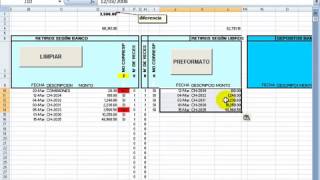 conciliacion bancaria en excel [upl. by Mcgee]