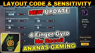 New ANANAS GAMING Control Code amp Sensitivity [upl. by Caterina]