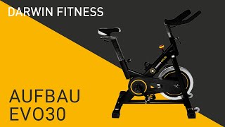 Aufbauvideo Darwin Fitness Evo 30 Indoor Bike  Montageanleitung [upl. by Jenifer]