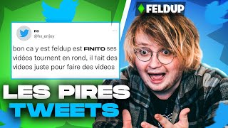 FELDUP RÉAGIT À VOS PIRES TWEETS [upl. by Ahsikit]