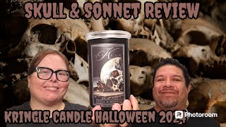 💀🖤Kringle Candle Halloween 2024  Skull and Sonnet Review [upl. by Mallina]