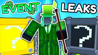 ST PATRICKS DAY UPDATE LEAKS Toilet Tower Defense [upl. by Shiverick318]